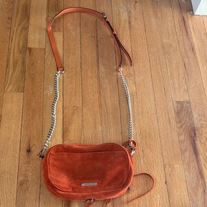 Rebecca Minkoff orange suede bag